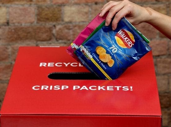 Under the scheme, packaging from all crisp brands are accepted for reprocessing 