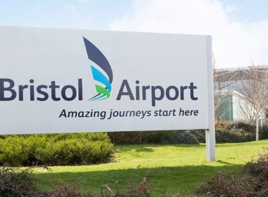 Electricity supplied to the airport will be generated across Orsted's offshore wind portfolio. Image: Bristol Airport